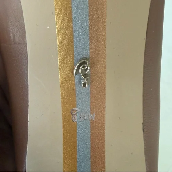 Sam Edelman Vienna Pointed Toe Heel – Saddle Leather – 8.5 Wide - Picture 9 of 9